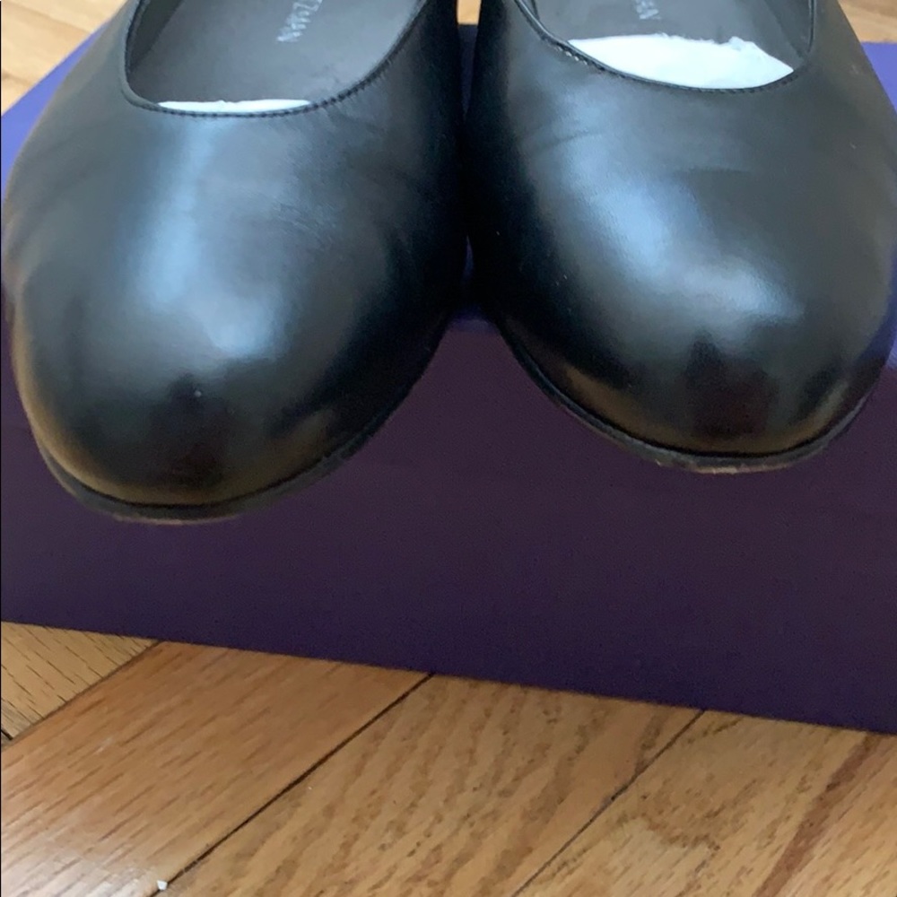 Authentic Stuart Weitzman Leather Flat Shoes - image 7